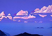 pink mountains